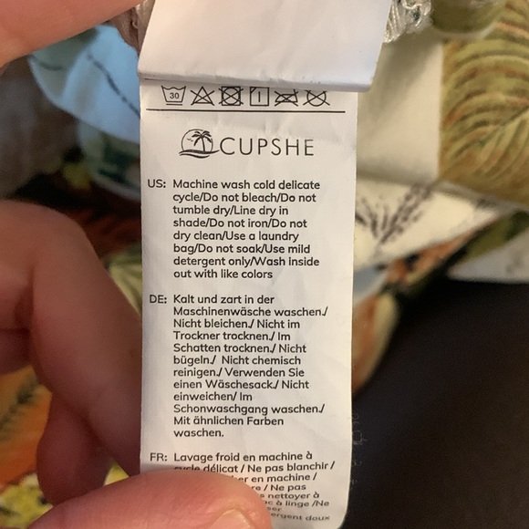 Cupshe Tropical Floral Leaf Print Scoop Neck Romper - Picture 9 of 9